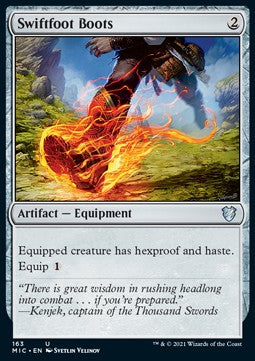 Swiftfoot Boots - Commander: Innistrad: Midnight Hunt (Uncommon) [MIC-163]