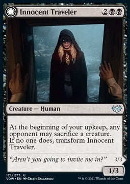 Innocent Traveler // Malicious Invader - Innistrad: Crimson Vow (Uncommon) [VOW-121]