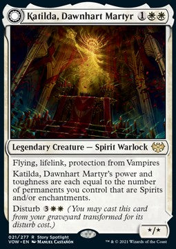 Katilda, Dawnhart Martyr // Katilda's Rising Dawn - Innistrad: Crimson Vow (Rare) [VOW-21]