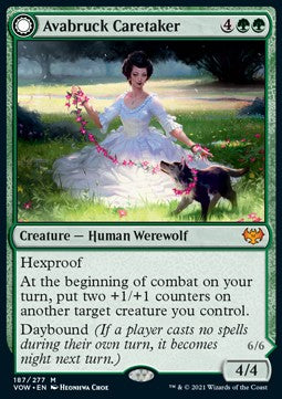 Avabruck Caretaker // Hollowhenge Huntmaster - Innistrad: Crimson Vow (Mythic) [VOW-187]