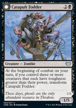 Catapult Fodder // Catapult Captain - Innistrad: Crimson Vow (Uncommon) [VOW-99]