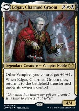 Edgar, Charmed Groom // Edgar Markov's Coffin - Innistrad: Crimson Vow (Rare) [VOW-236]