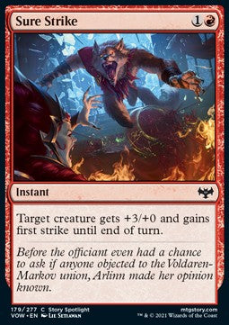 Sure Strike - Innistrad: Crimson Vow (Common) [VOW-179]