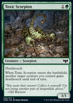 Toxic Scorpion - Innistrad: Crimson Vow (Common) [VOW-224]