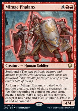 Mirage Phalanx (V.1) - Commander: Innistrad: Crimson Vow (Rare) [VOC-35]