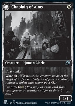 Chaplain of Alms // Chapel Shieldgeist - Innistrad: Double Feature (Uncommon) [DBL-13]