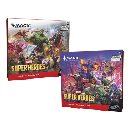 PRE-ORDER: Magic The Gathering - Marvel Super Heroes Scene Box 