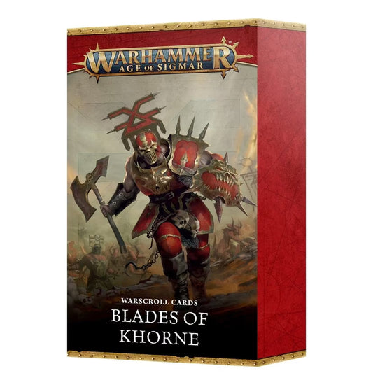 WARSCROLL CARDS: BLADES OF KHORNE (ENG)