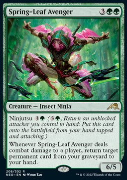 Spring-Leaf Avenger - Kamigawa: Neon Dynasty (Rare) [NEO-208]