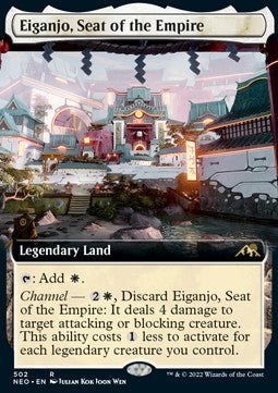 Eiganjo, Seat of the Empire (V.2) - Kamigawa: Neon Dynasty: Extras (Rare) [XNEO-502]