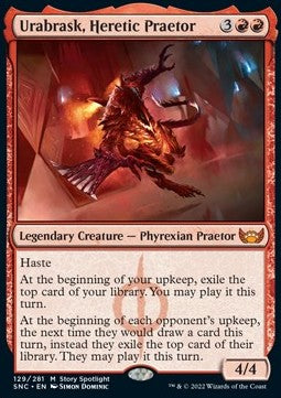 Urabrask, Heretic Praetor - Streets of New Capenna (Mythic) [SNC-129]