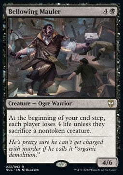 Bellowing Mauler - Commander: Streets of New Capenna (Rare) [NCC-33]