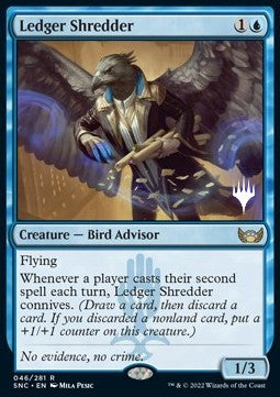 Ledger Shredder (V.2) - Streets of New Capenna: Promos (Rare) [PSNC-46]