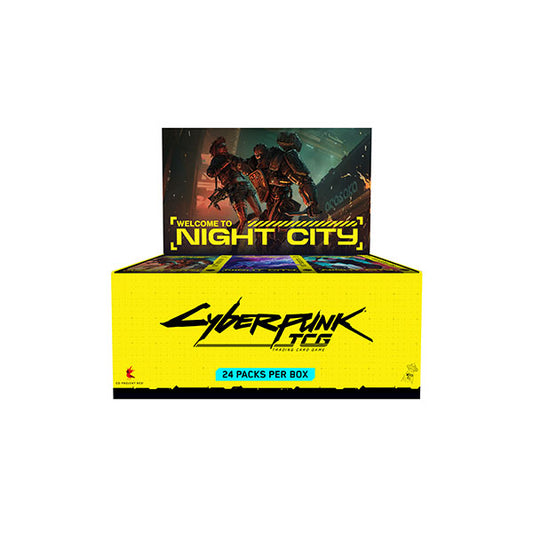 (PRE-ORDER) Cyberpunk TCG - Welcome to Night City Booster Display (24 Packs)