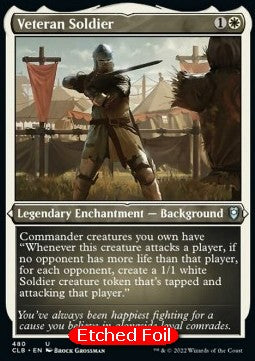 Veteran Soldier (V.1) - Commander Legends: Battle for Baldur's Gate: Extras (Uncommon) [XCLB-480]