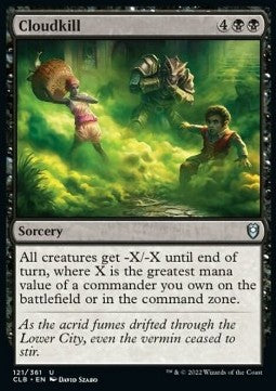 Cloudkill - Commander Legends: Battle for Baldur's Gate (Uncommon) [CLB-121]