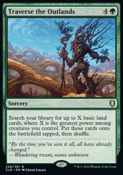 Traverse the Outlands - Commander Legends: Battle for Baldur's Gate (Rare) [CLB-258]