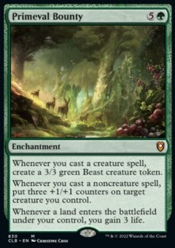 Primeval Bounty - Commander Legends: Battle for Baldur's Gate: Extras (Mythic) [XCLB-830]