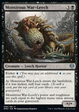 Monstrous War-Leech - Dominaria United (Uncommon) [DMU-98]