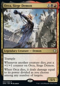 Orca, Siege Demon - Commander: Dominaria United (Rare) [DMC-37]