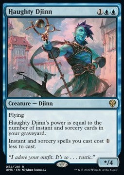 Haughty Djinn - Dominaria United (Rare) [DMU-52]