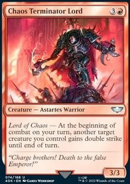 Chaos Terminator Lord - Universes Beyond: Warhammer 40,000 (Uncommon) [40K-74]