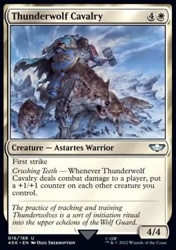 Thunderwolf Cavalry - Universes Beyond: Warhammer 40,000 (Uncommon) [40K-16]