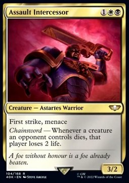 Assault Intercessor - Universes Beyond: Warhammer 40,000 (Rare) [40K-104]