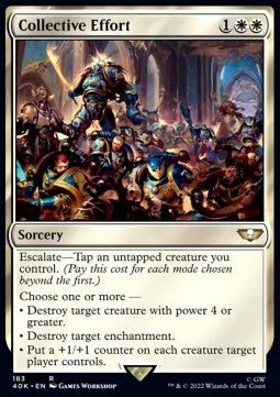 Collective Effort - Universes Beyond: Warhammer 40,000 (Rare) [40K-183]