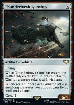Thunderhawk Gunship - Universes Beyond: Warhammer 40,000 (Rare) [40K-167]