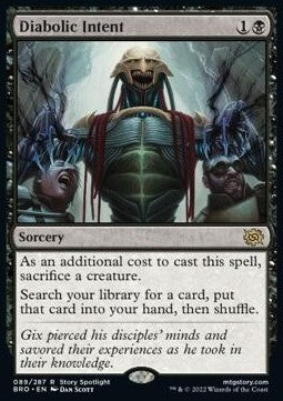 Diabolic Intent - The Brothers' War (Rare) [BRO-89]