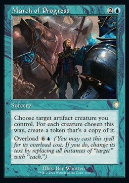 March of Progress - Commander: The Brothers' War (Rare) [BRC-8]