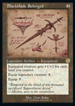 Blackblade Reforged (V.2) - Retro Frame Artifacts (Rare) [BRR-69]