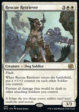 Rescue Retriever (V.1) - The Brothers' War: Extras (Rare) [XBRO-288]