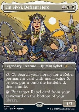 Lin Sivvi, Defiant Hero - Secret Lair Drop Series: 30th Anniversary Countdown Kit (Rare) [SLD30CK-2000]