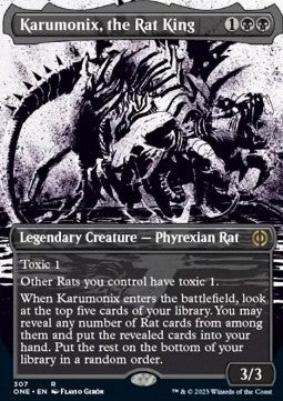 Karumonix, the Rat King (V.1) - Phyrexia: All Will Be One: Extras (Rare) [XONE-307]