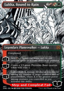 Lukka, Bound to Ruin (V.5) - Phyrexia: All Will Be One: Extras (Mythic) [XONE-467]