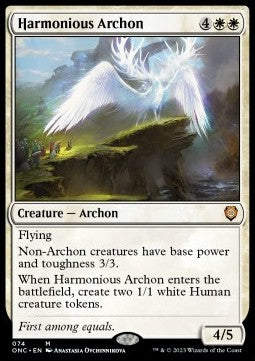 Harmonious Archon - Commander: Phyrexia: All Will Be One (Mythic) [ONC-74]
