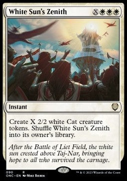 White Sun's Zenith - Commander: Phyrexia: All Will Be One (Rare) [ONC-90]