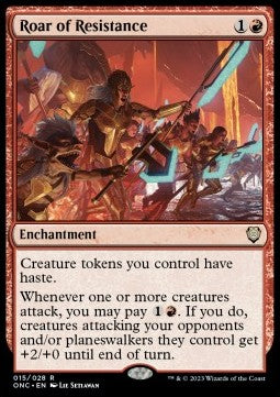 Roar of Resistance - Commander: Phyrexia: All Will Be One (Rare) [ONC-15]
