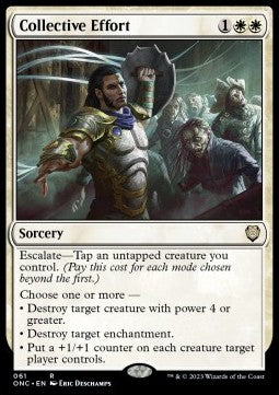 Collective Effort - Commander: Phyrexia: All Will Be One (Rare) [ONC-61]