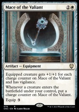 Mace of the Valiant - Commander: Phyrexia: All Will Be One (Rare) [ONC-78]