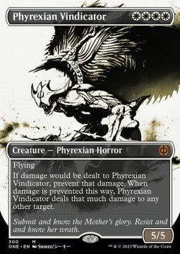 Phyrexian Vindicator (V.1) - Phyrexia: All Will Be One: Extras (Mythic) [XONE-300]