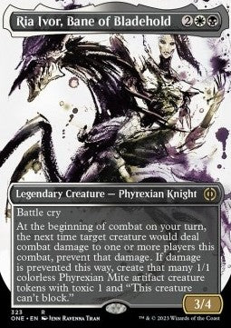 Ria Ivor, Bane of Bladehold (V.1) - Phyrexia: All Will Be One: Extras (Rare) [XONE-323]