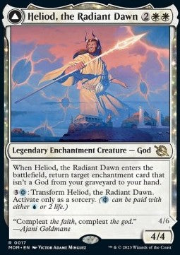 Heliod, the Radiant Dawn // Heliod, the Warped Eclipse - March of the Machine (Rare) [MOM-17]