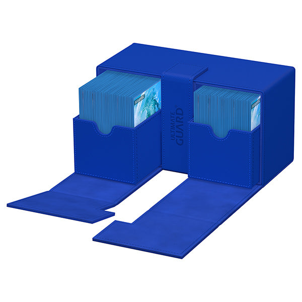 Ultimate Guard - Twin Flip n Tray 200+ XenoSkin - Monocolor Blue