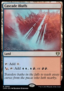 Cascade Bluffs - Commander Masters: Extras (Rare) [XCMM-990]
