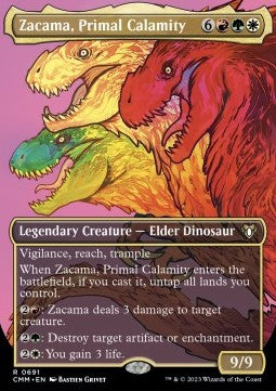 Zacama, Primal Calamity (V.2) - Commander Masters: Extras (Rare) [XCMM-691]