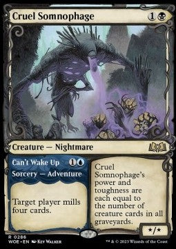 Cruel Somnophage // Can't Wake Up - Wilds of Eldraine: Extras (Rare) [XWOE-286]