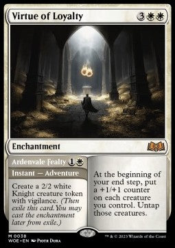 Virtue of Loyalty // Ardenvale Fealty - Wilds of Eldraine (Mythic) [WOE-38]
